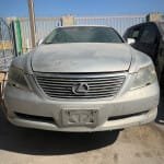  صدام خلفي لكزس LS 2009